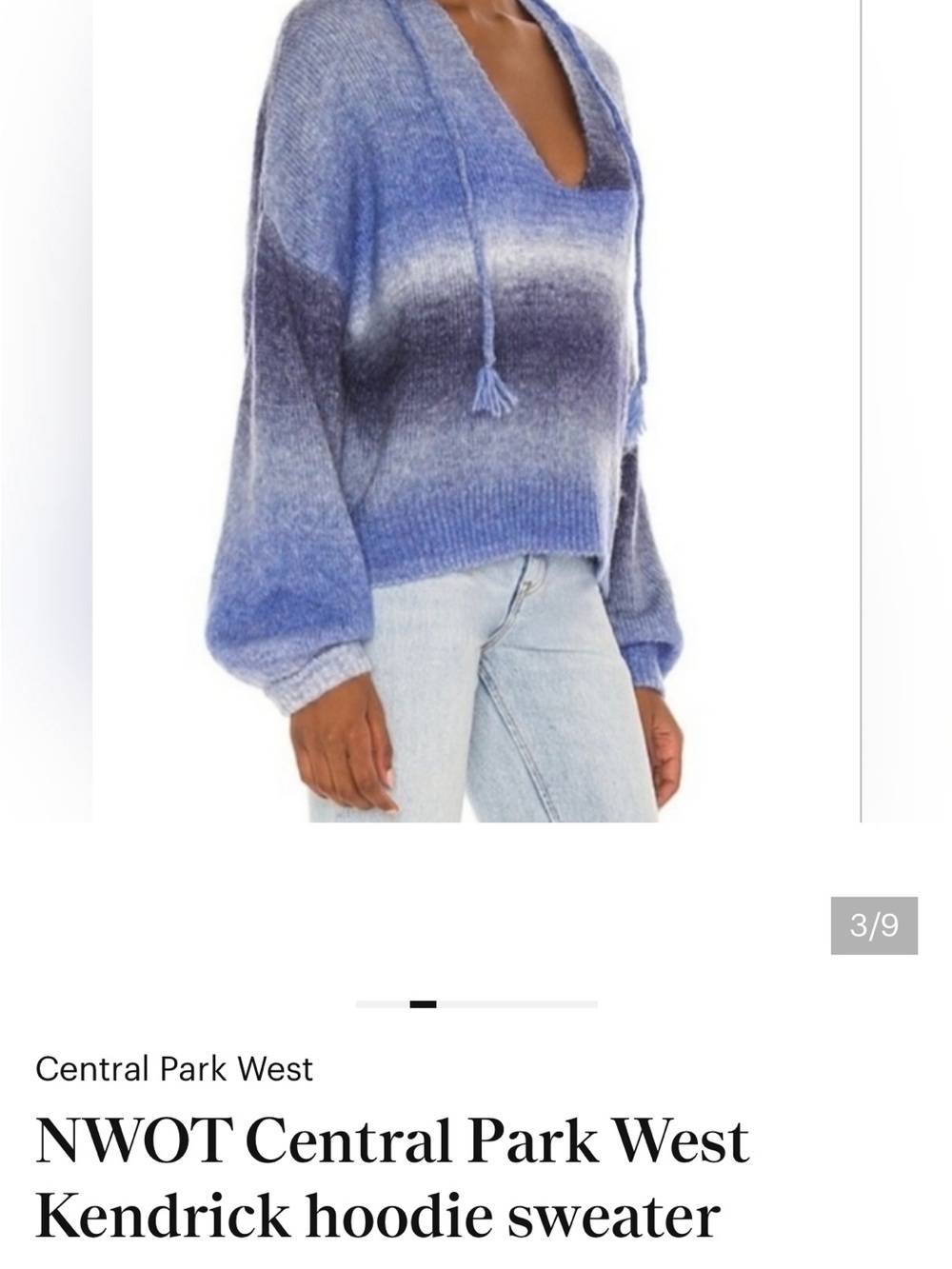 NWOT Central Park West “Kendrick” Sweater. Size Large. RTL $158 - Picture 5 of 5